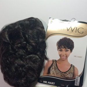 human hair short wig new